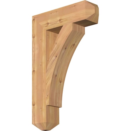 Thorton Craftsman Smooth Bracket, Western Red Cedar, 5 1/2W X 22D X 34H